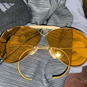 Vintage B&L Yellow Rayban Aviators FEAR AND LOATHING IN LAS VEGAS!!